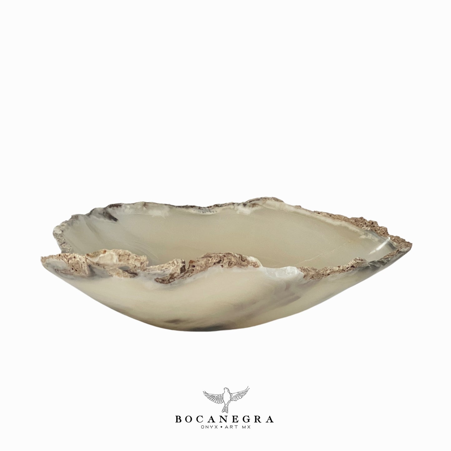 White Onyx Decorative Bowl - Centerpiece - Fruit Platter - Elegant Onyx Bowl - Handcrafted Beauty for Your Home