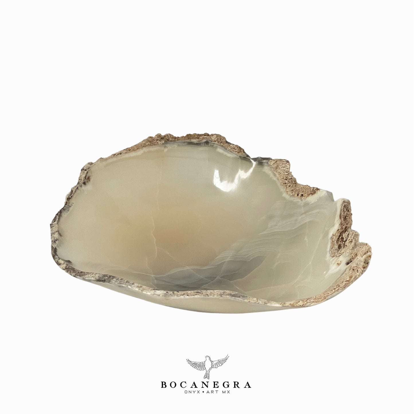 White Onyx Decorative Bowl - Centerpiece - Fruit Platter - Elegant Onyx Bowl - Handcrafted Beauty for Your Home
