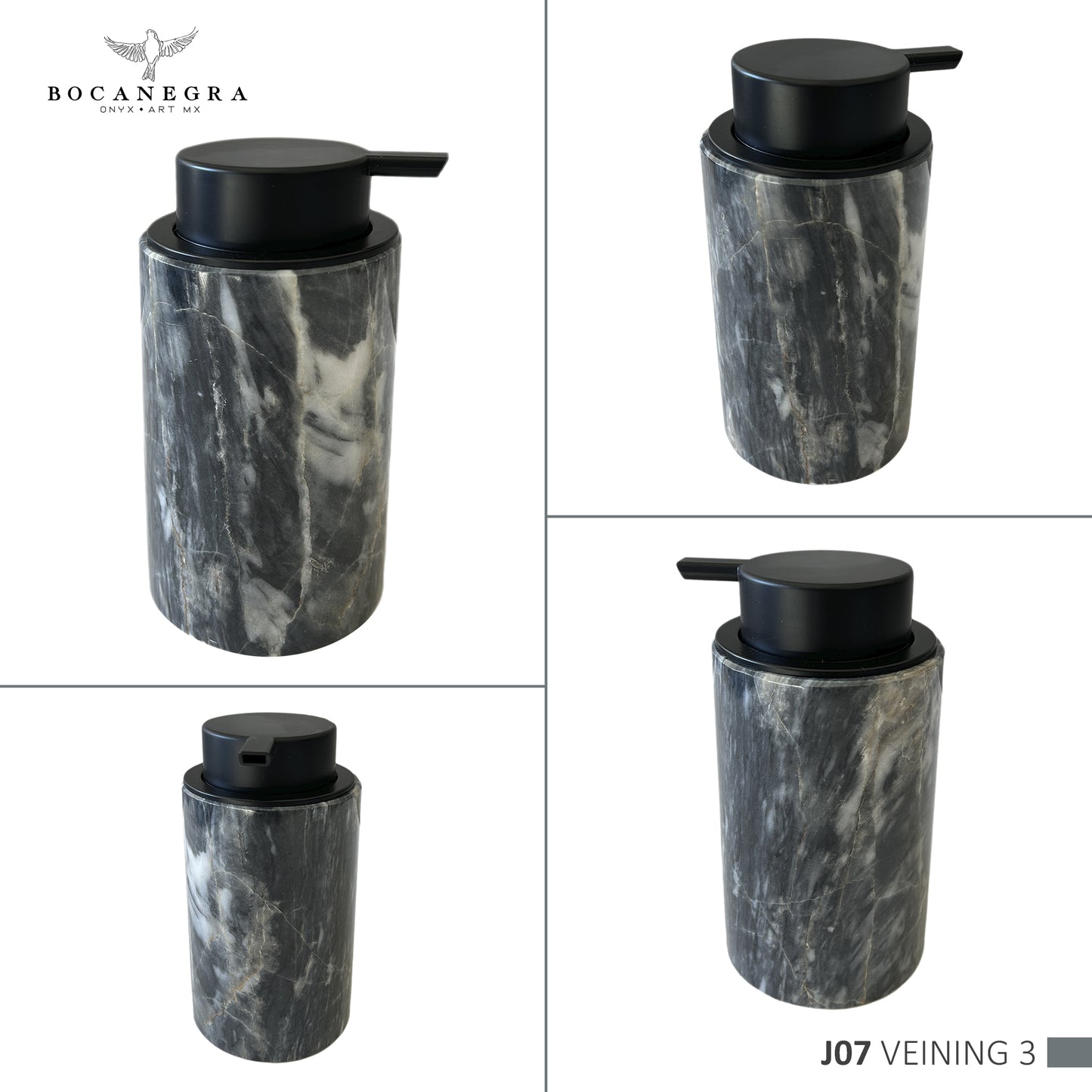 Handmade Marble Soap Dispenser - Simple Elegance for Your Home