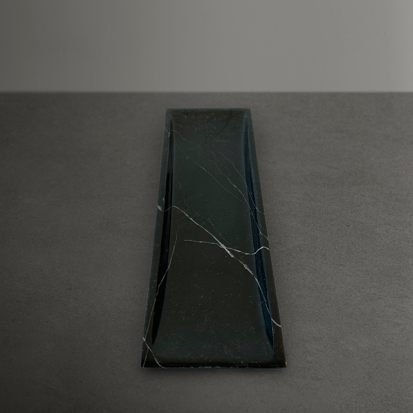 Black Marble Vanity Tray - Rectangular Jewelry tray - Trinket plate