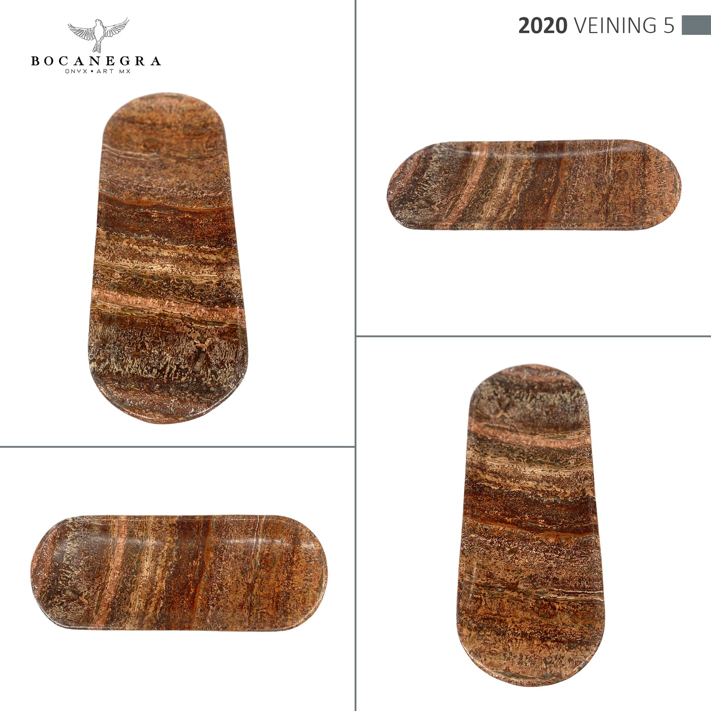 Hand-Carved Marble Vanity Tray – Luxurious Natural Stone Accent