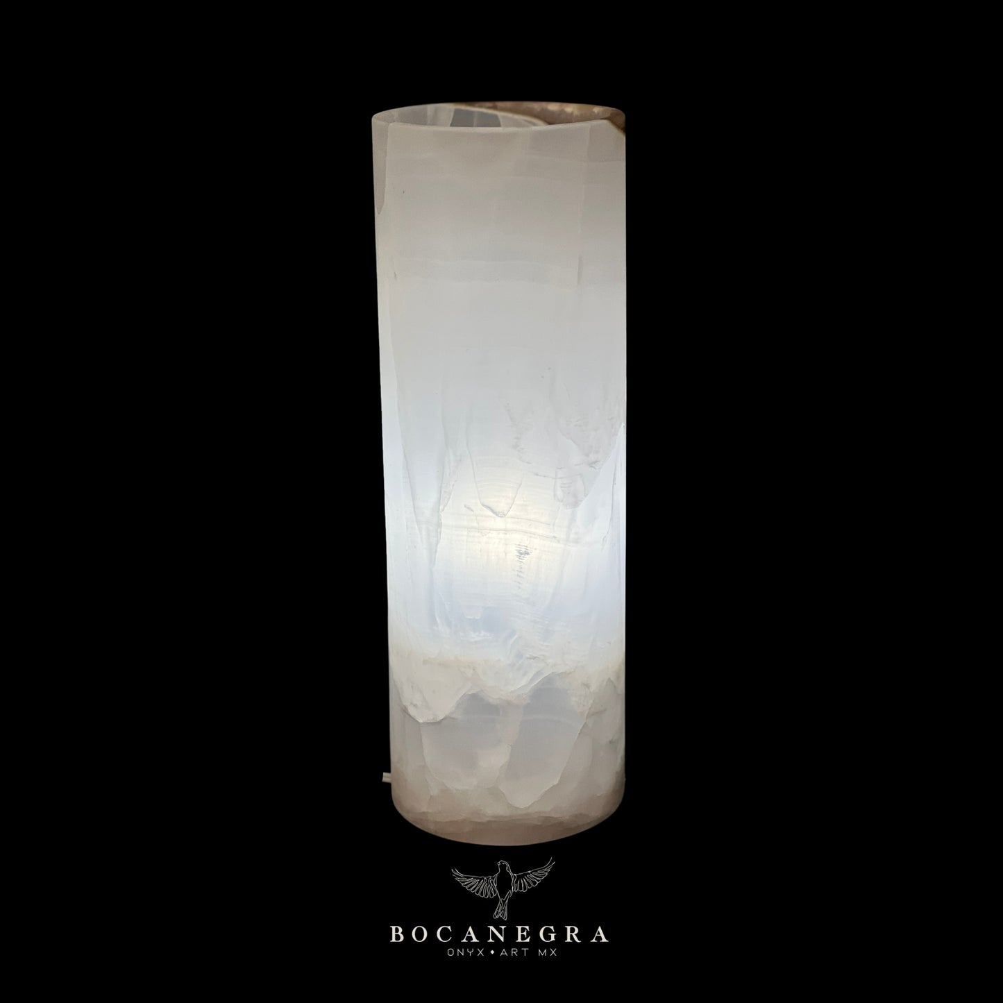 White Onyx Stone Lamp - Table Lamp - Home Decor