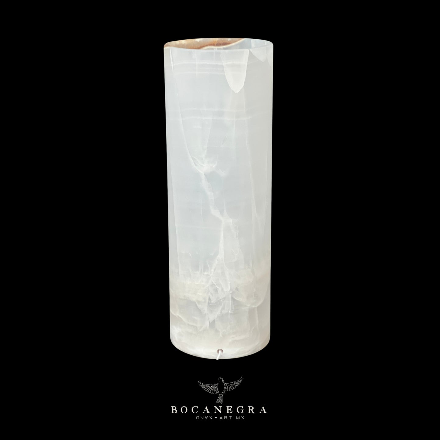 White Onyx Stone Lamp - Table Lamp - Home Decor