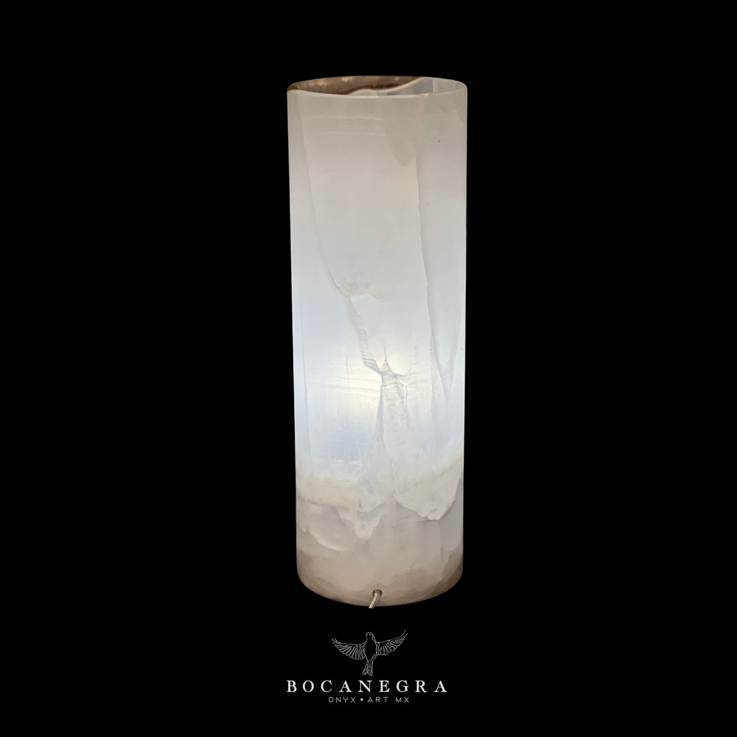 White Onyx Stone Lamp - Table Lamp - Home Decor