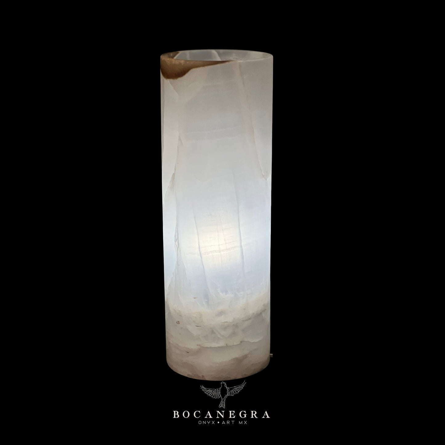 White Onyx Stone Lamp - Table Lamp - Home Decor