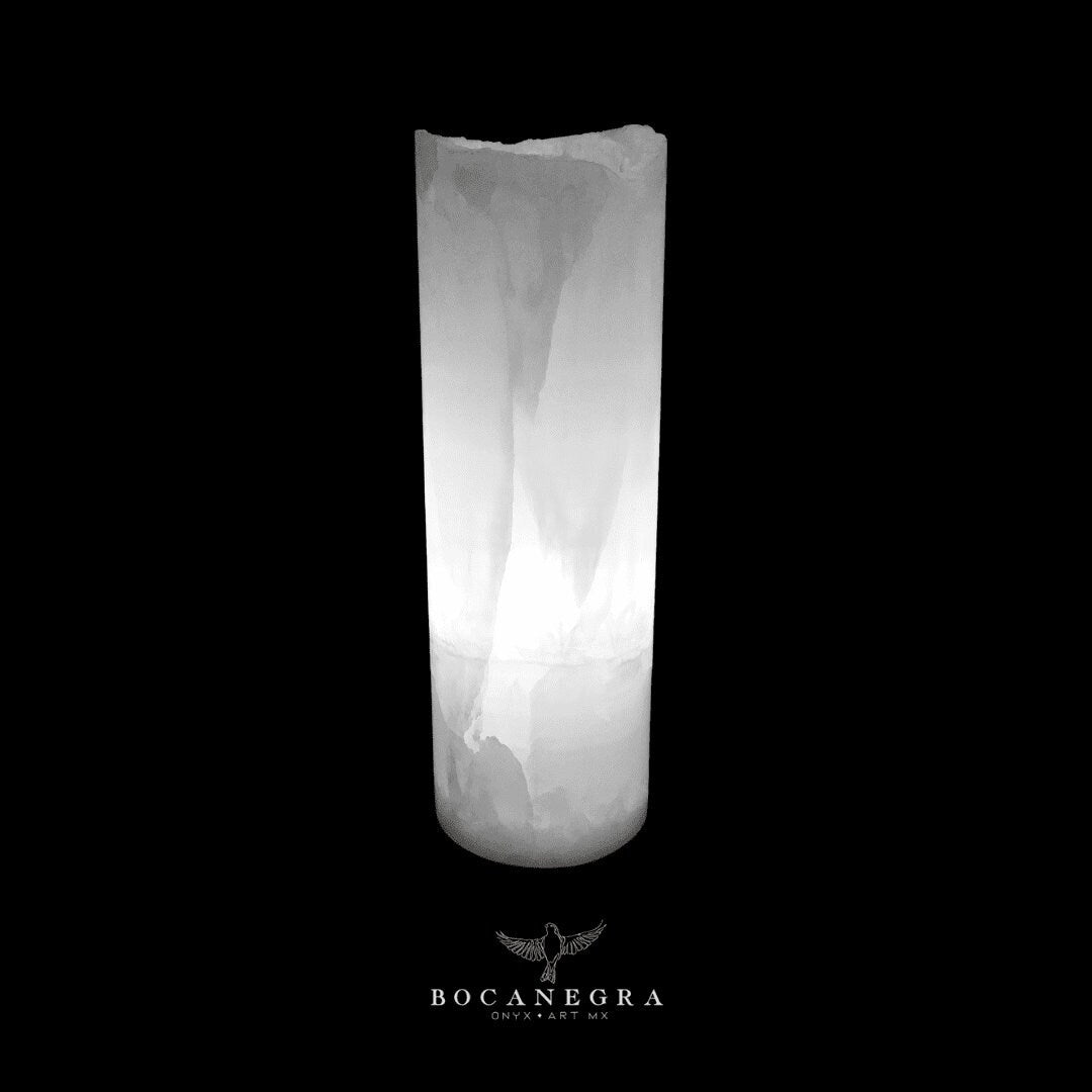 Clear Onyx Stone Lamp - Table Lamp - Home Decor