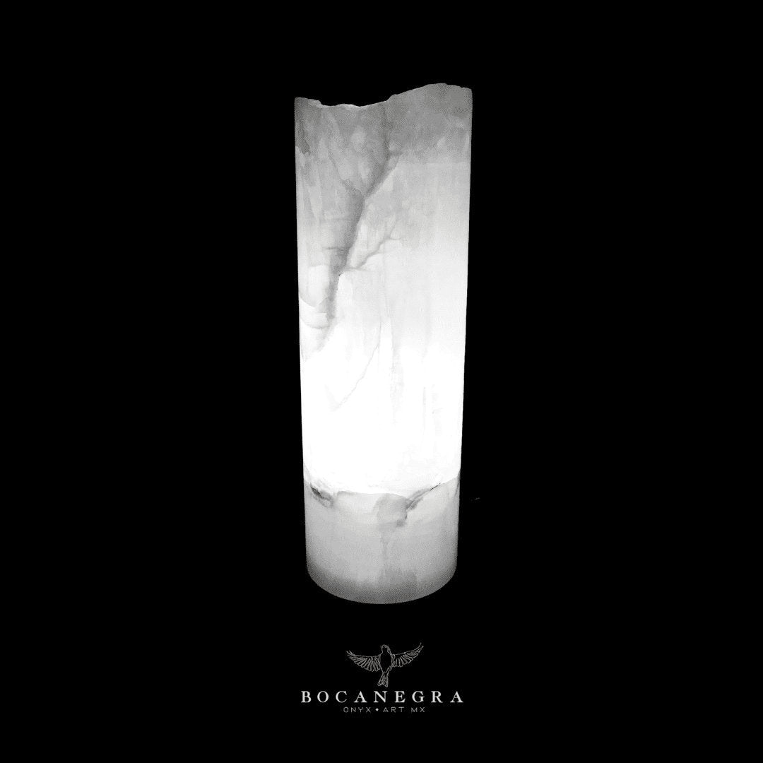 Clear Onyx Stone Lamp - Table Lamp - Home Decor