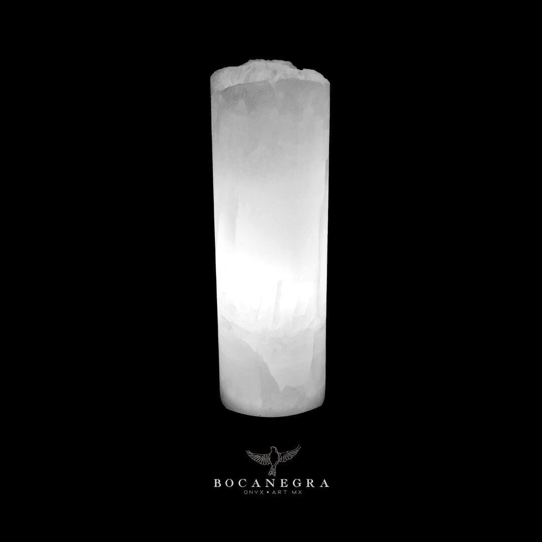 Clear Onyx Stone Lamp - Table Lamp - Home Decor