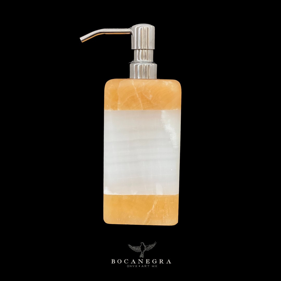 Gold Onyx Soap Dispenser | Soap Pump | Beauty & Care