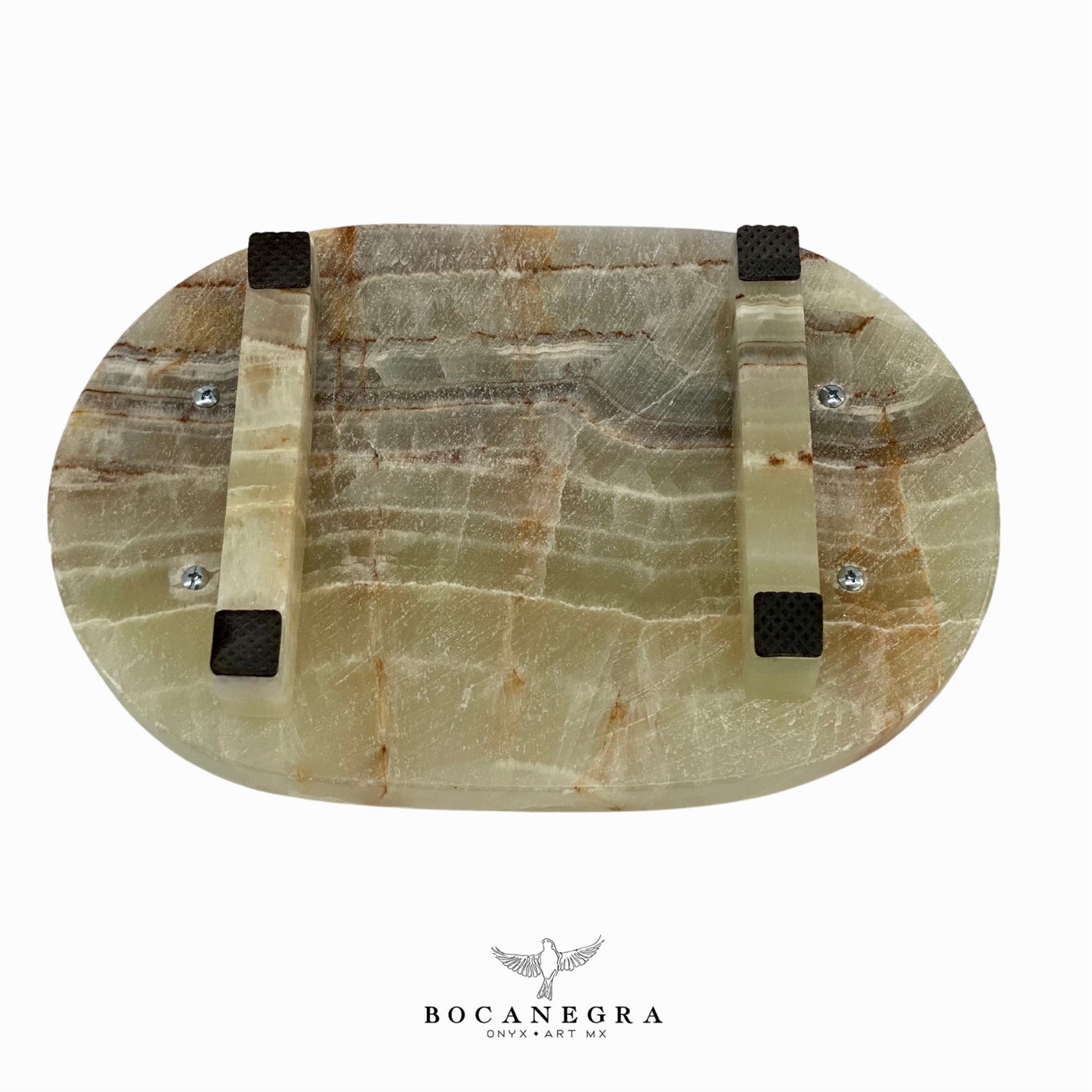 Tequila Glass Shots with Beige Onyx tray (6 shots set)
