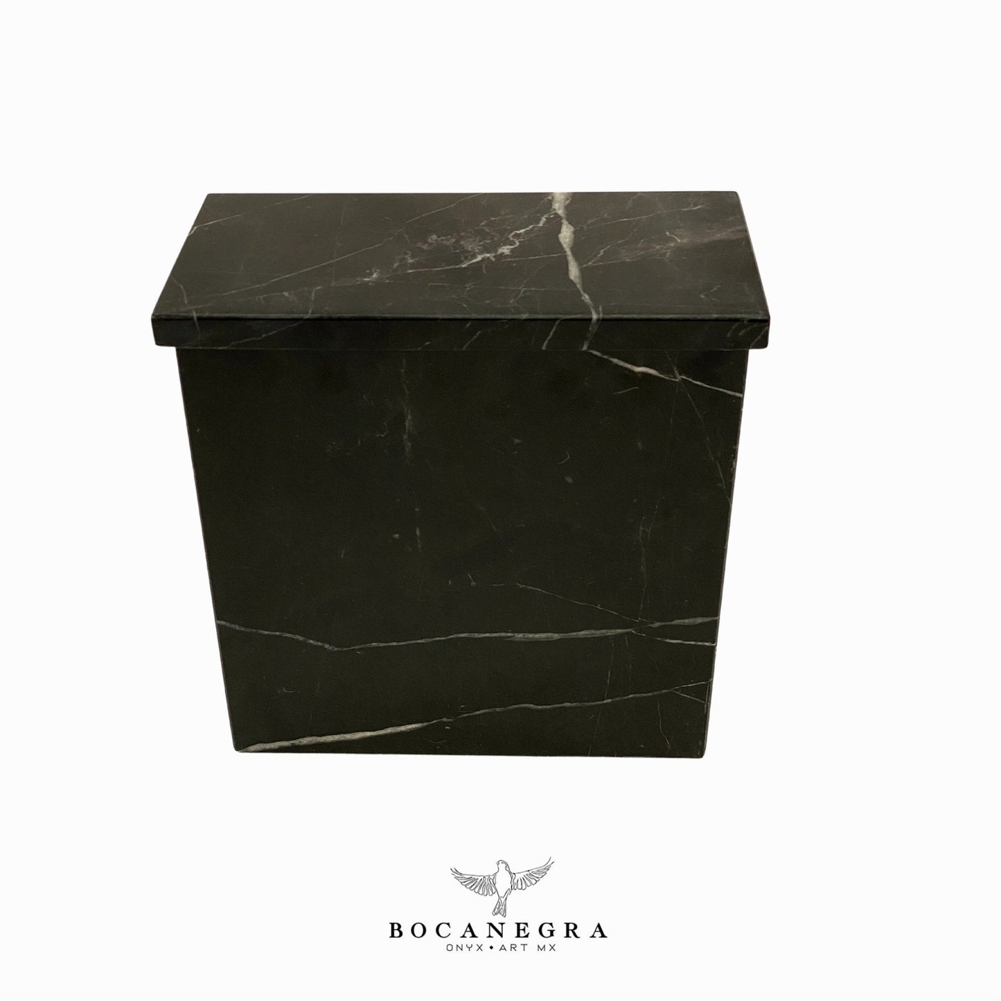 Stunning Black Marble Cremation Urn for Human or pet Ashes