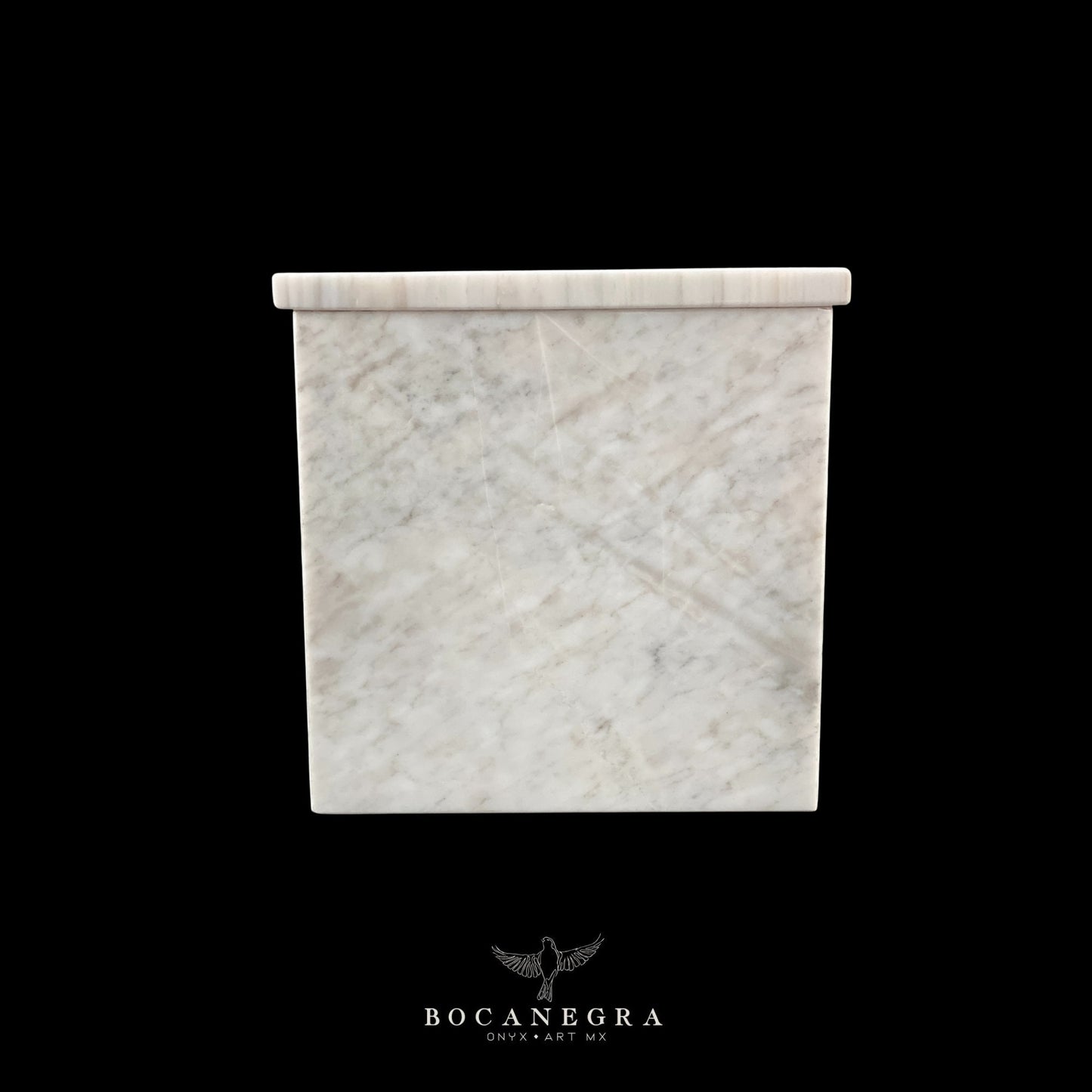 White Marble Urn for human or pet ashes | Cremation Urn |