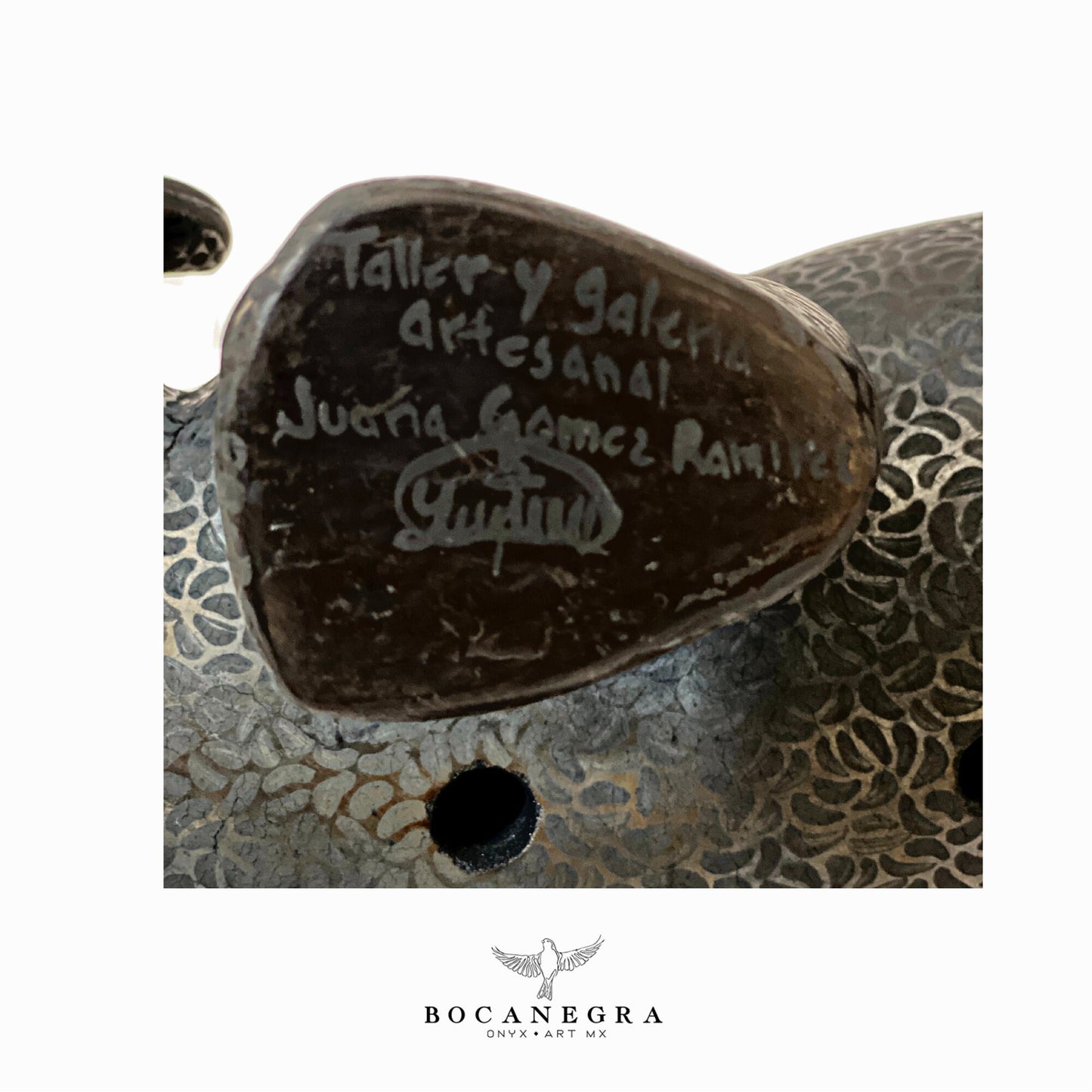 Clay Pottery Art by Juana Gomez Workshop - Decorative clay jaguar