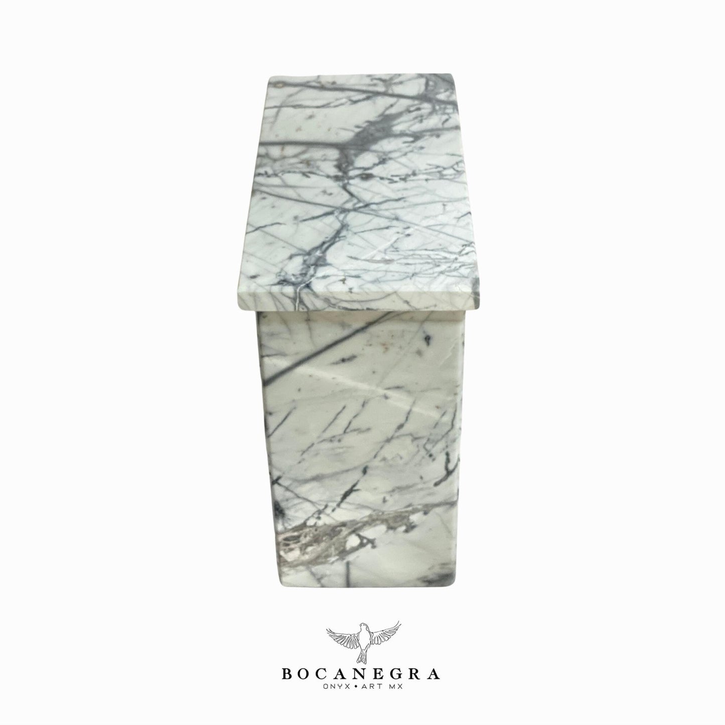 White & Gray Marble Cremation Urn for Human or pet Ashes