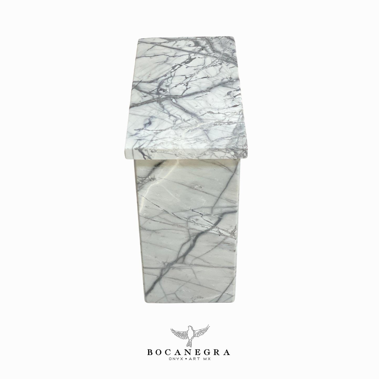 White & Gray Marble Cremation Urn for Human or pet Ashes