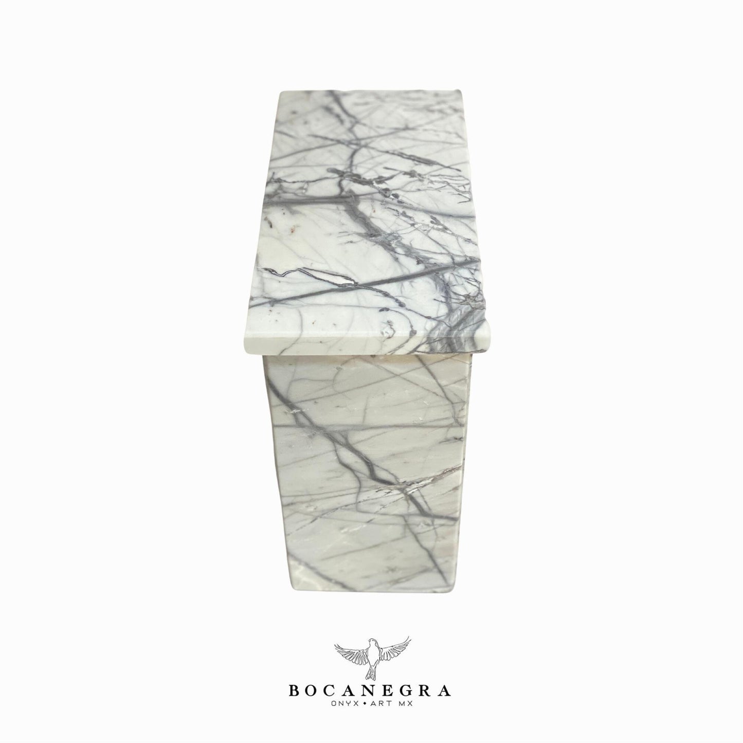 White & Gray Marble Cremation Urn for Human or pet Ashes