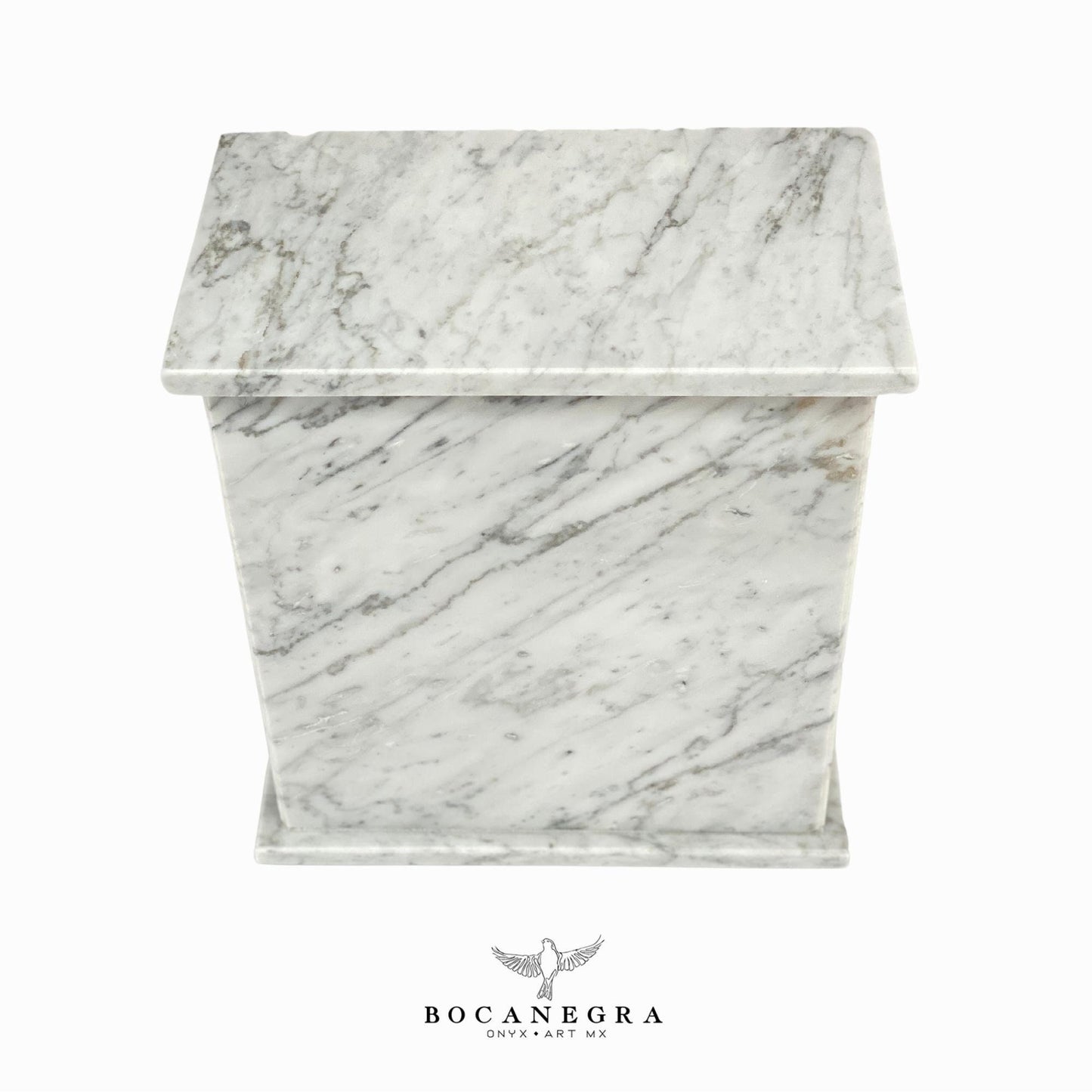 White Marble Cremation Urn for Human or pet Ashes