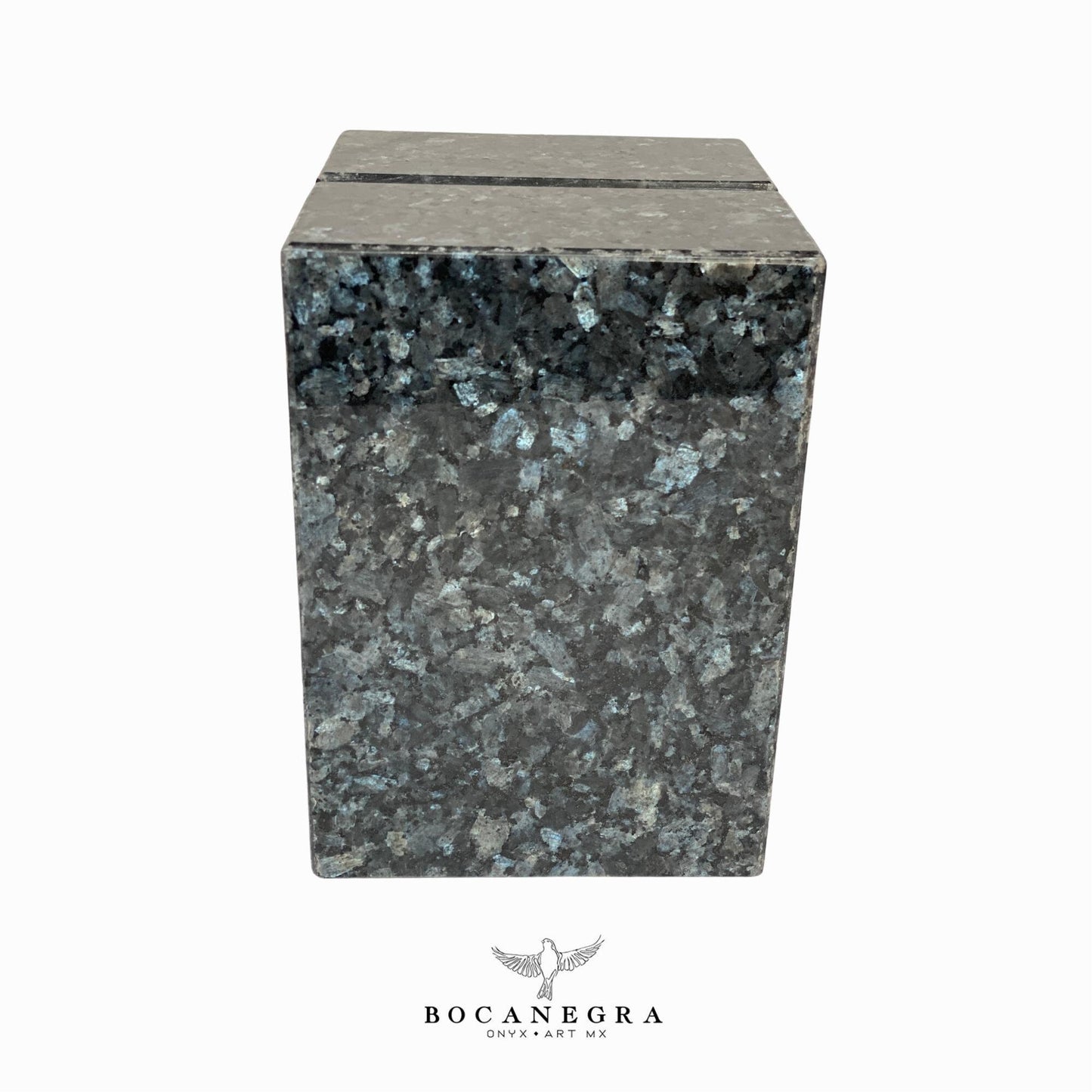 Black & Gray Marble Cremation Urn for Human or pet Ashes