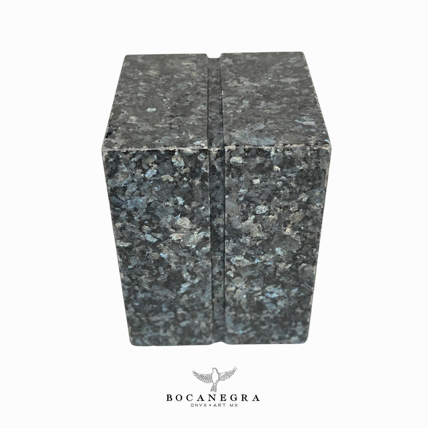 Black & Gray Marble Cremation Urn for Human or pet Ashes