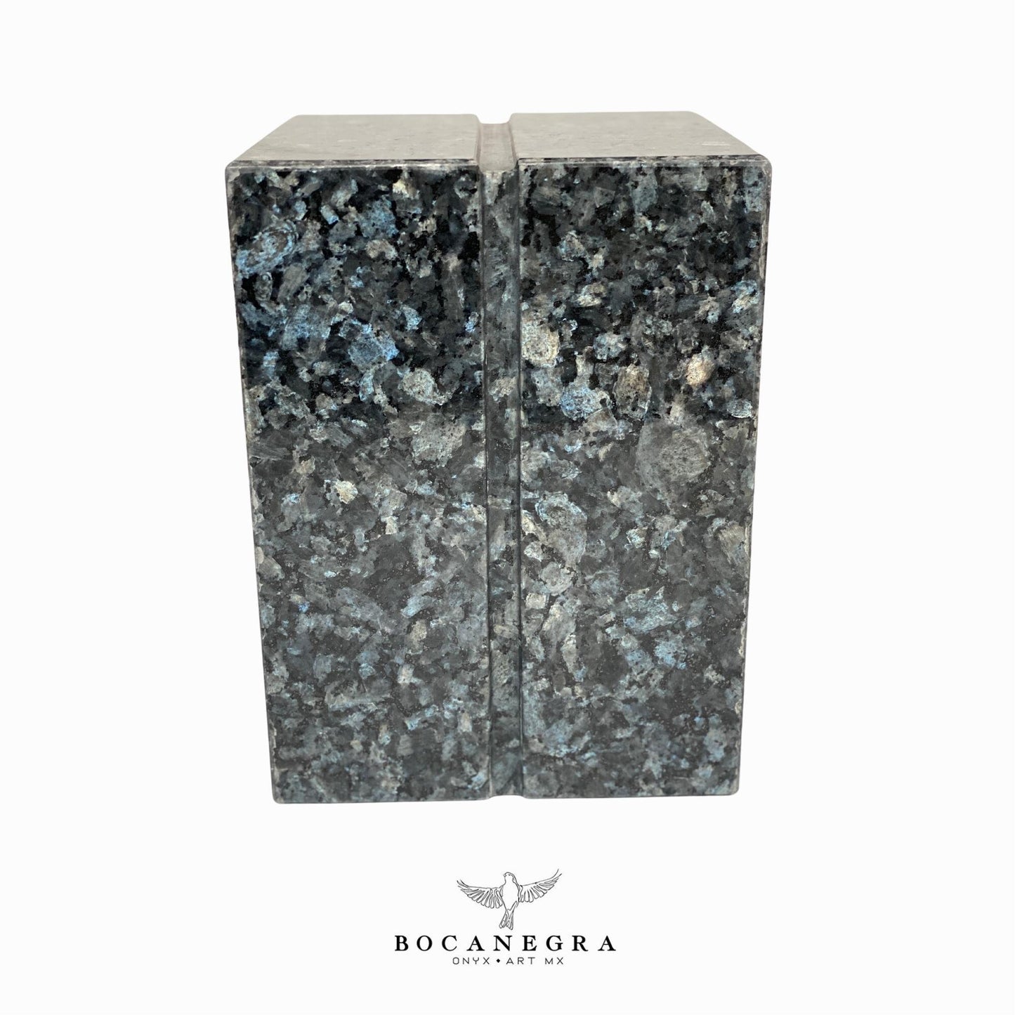 Black & Gray Marble Cremation Urn for Human or pet Ashes