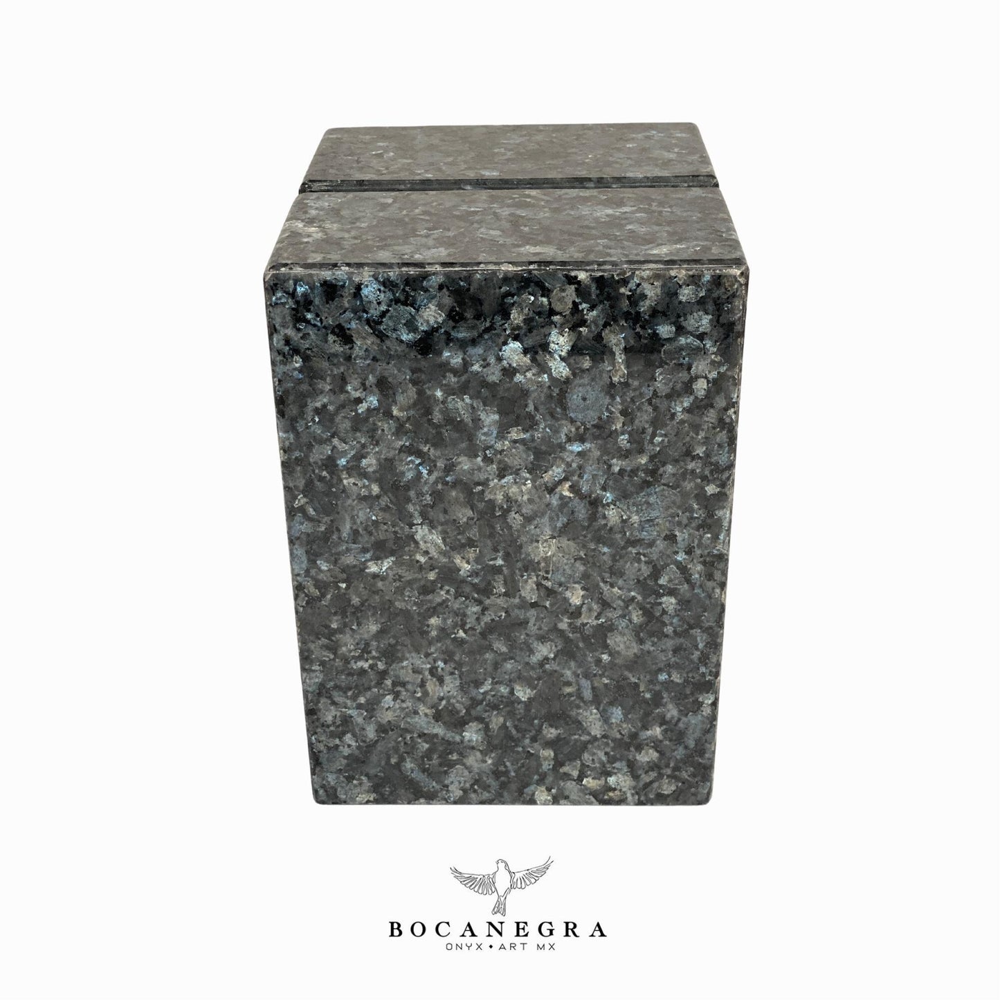 Black & Gray Marble Cremation Urn for Human or pet Ashes