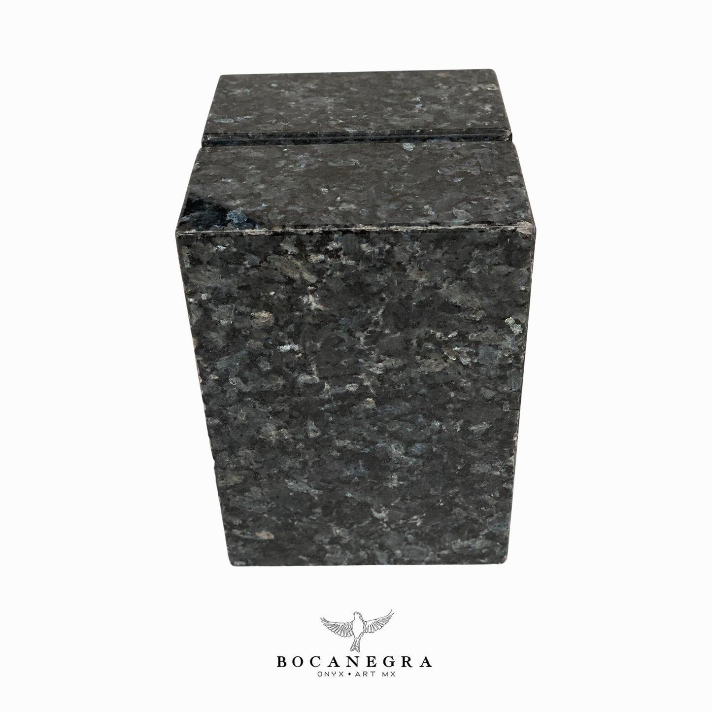 Black & Gray Marble Cremation Urn for Human or pet Ashes