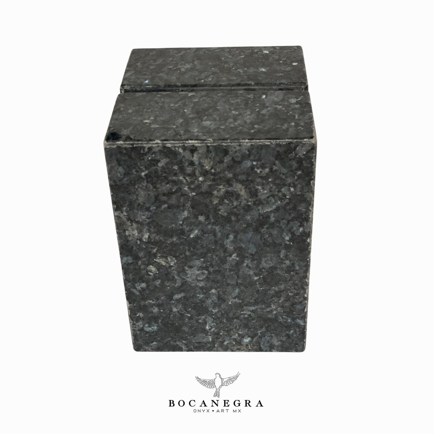 Black & Gray Marble Cremation Urn for Human or pet Ashes