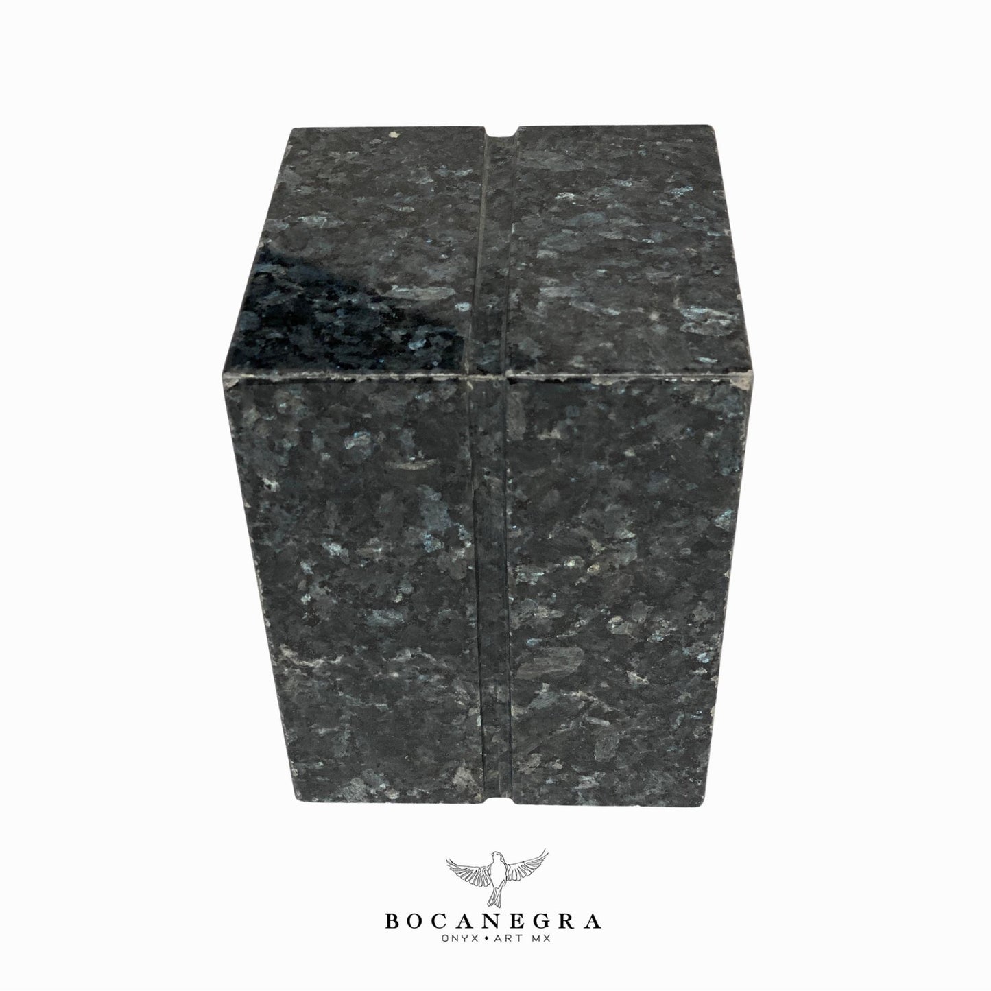 Black & Gray Marble Cremation Urn for Human or pet Ashes