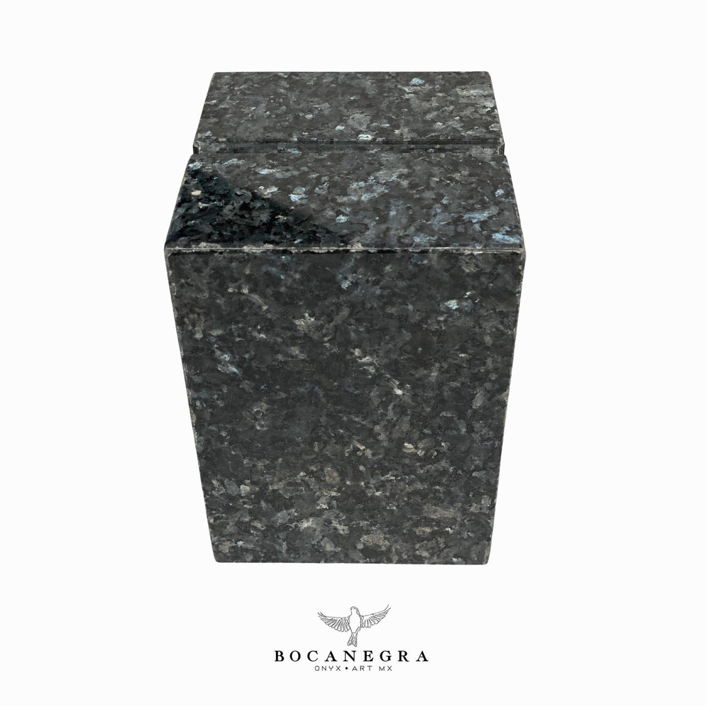 Black & Gray Marble Cremation Urn for Human or pet Ashes
