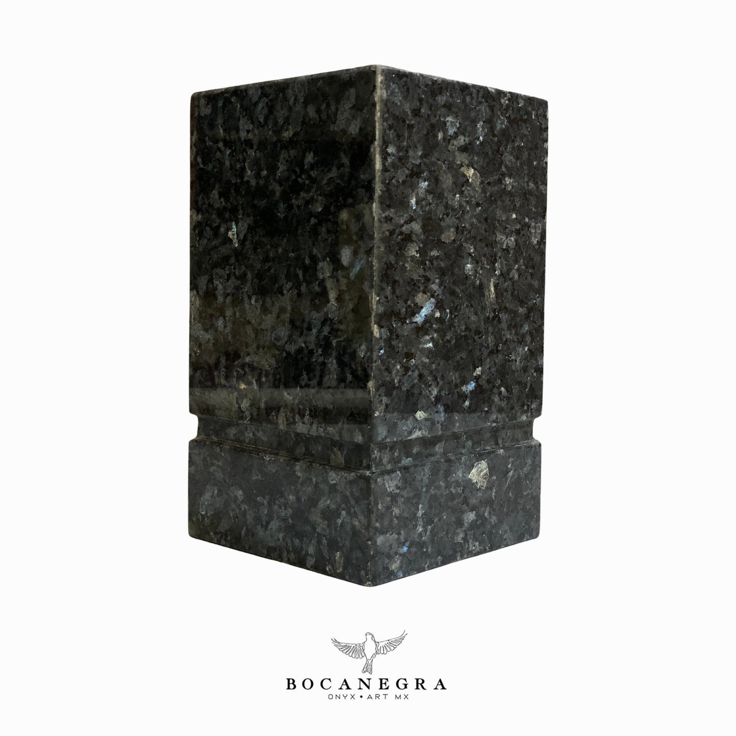 Black & Gray Marble Cremation Urn for Human or pet Ashes