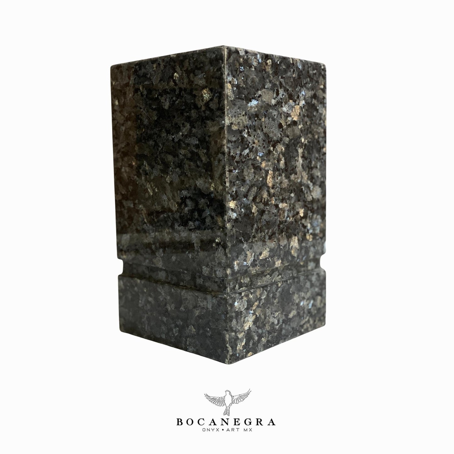 Black & Gray Marble Cremation Urn for Human or pet Ashes