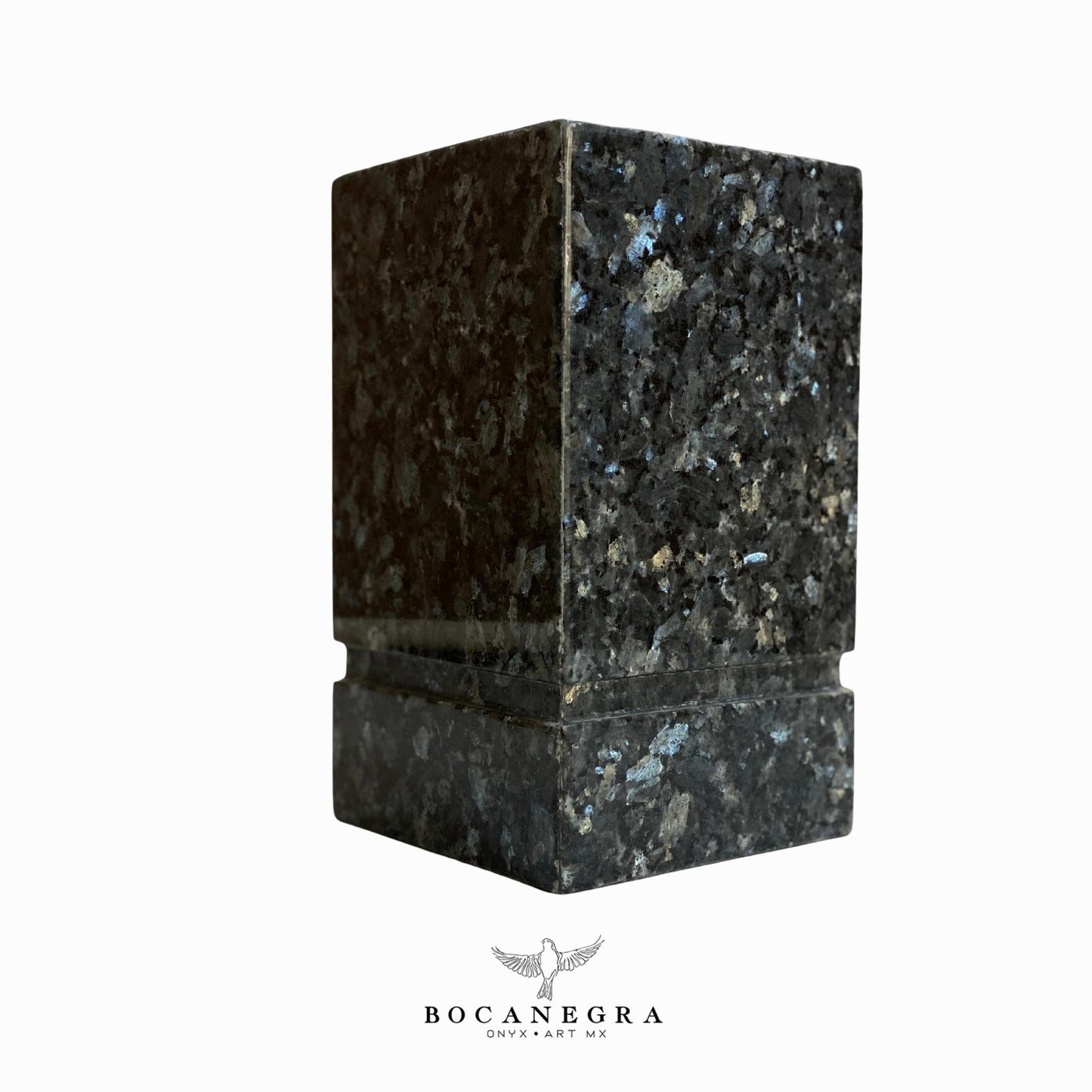 Stunning Black Marble Cremation Urn for Human or pet Ashes