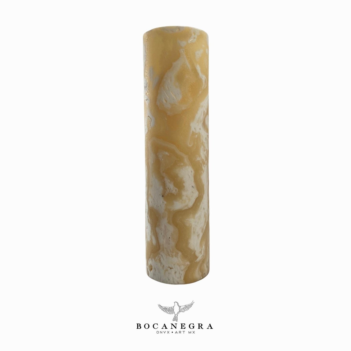 Beige and Yellow Onyx Stone Lamp - Table Lamp - Home Decor