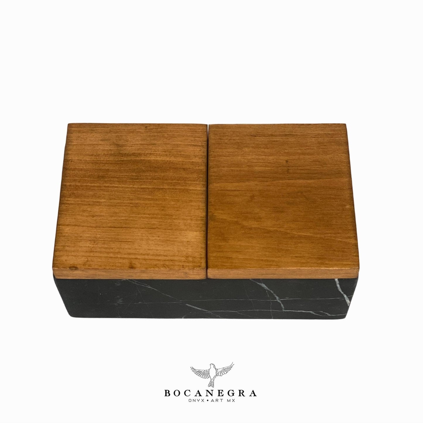 Black Marble Rectangular Jewelry Box - Organizer - Storage Box