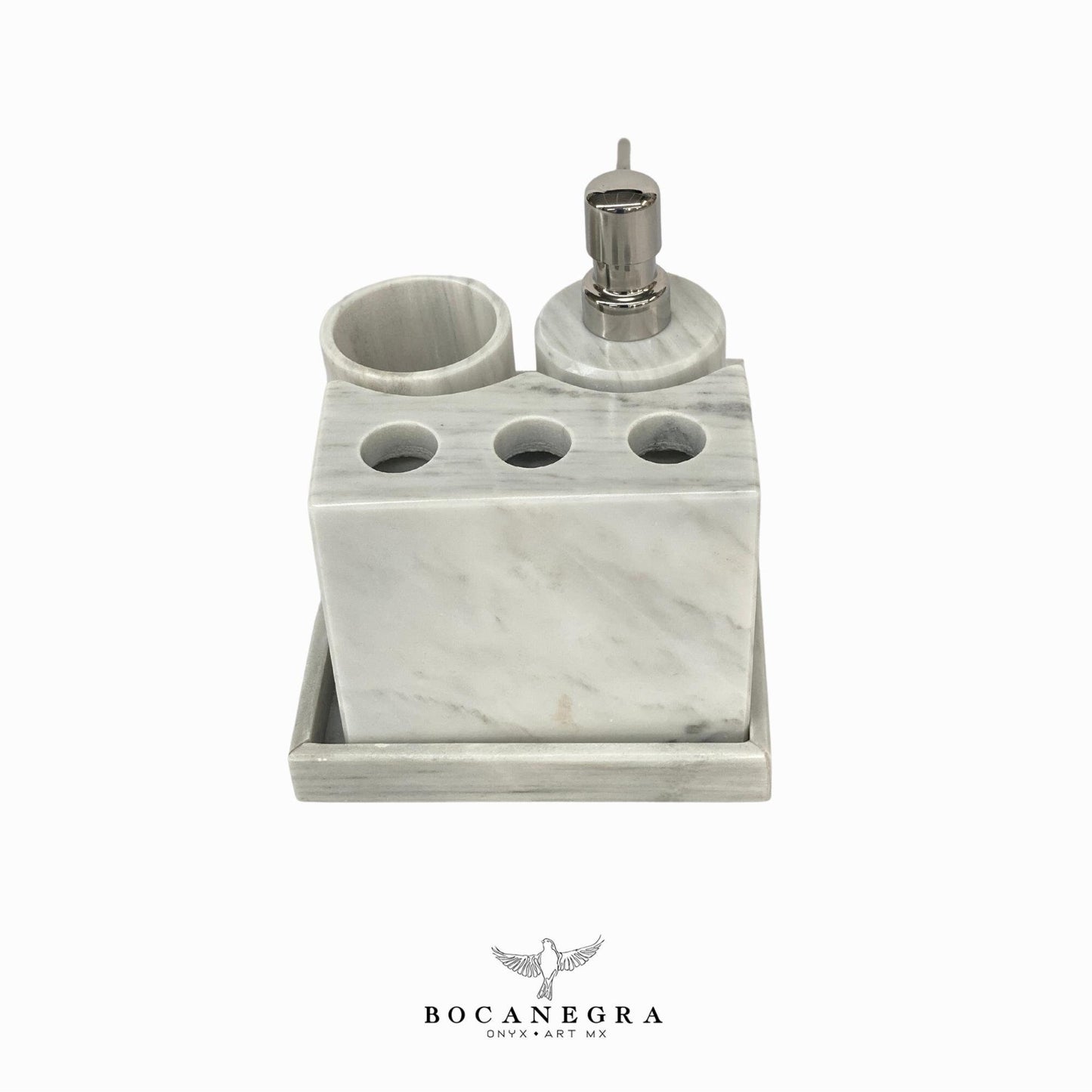 White Marble Soap Dispenser Set | Soap Pump | Beauty & Care
