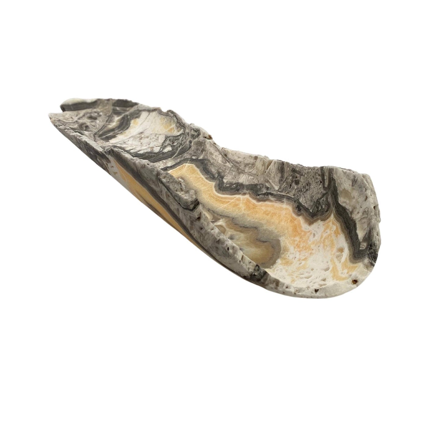 Black & Beige Decorative Onyx Bowl - Centerpiece - Fruit platter