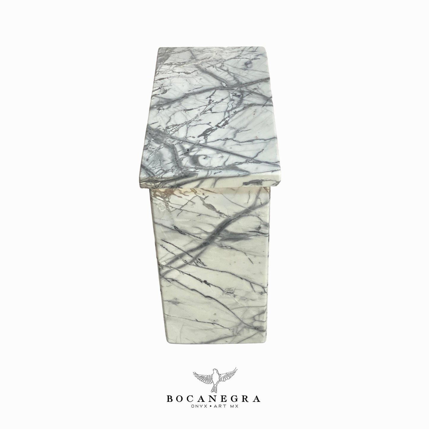White & Gray Marble Cremation Urn for Human or pet Ashes