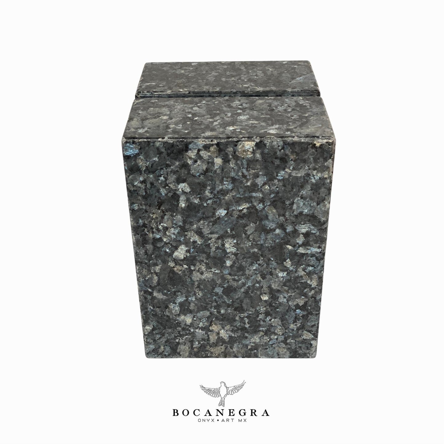 Black & Gray Marble Cremation Urn for Human or pet Ashes