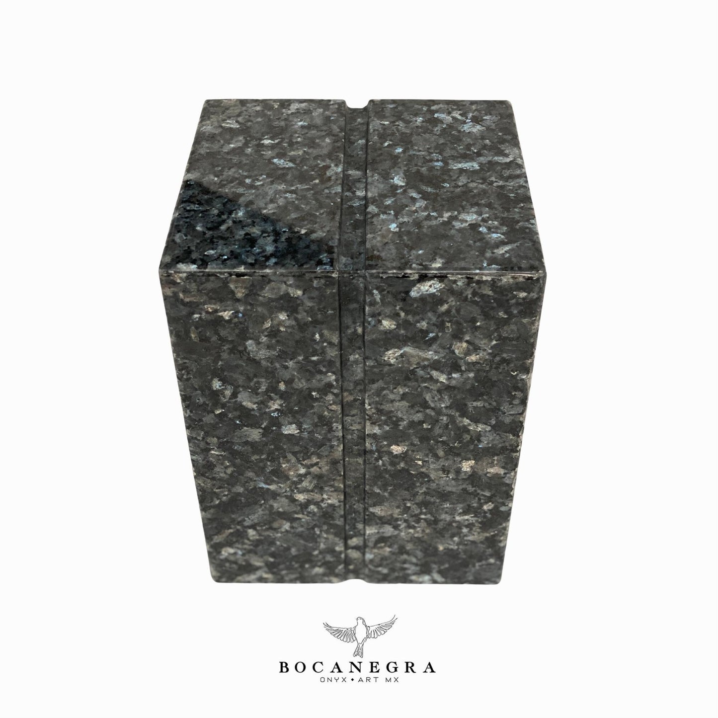 Black & Gray Marble Cremation Urn for Human or pet Ashes