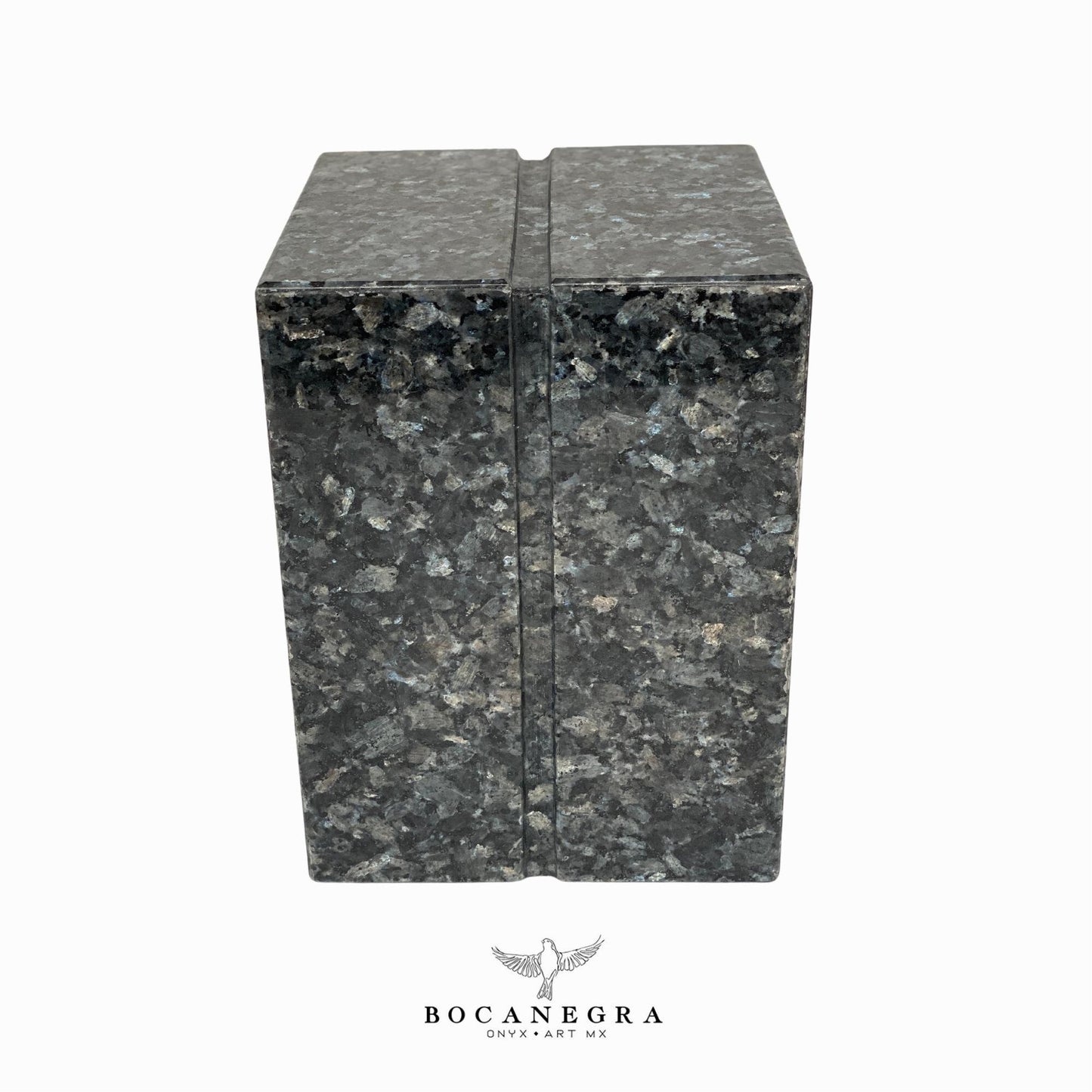 Black & Gray Marble Cremation Urn for Human or pet Ashes