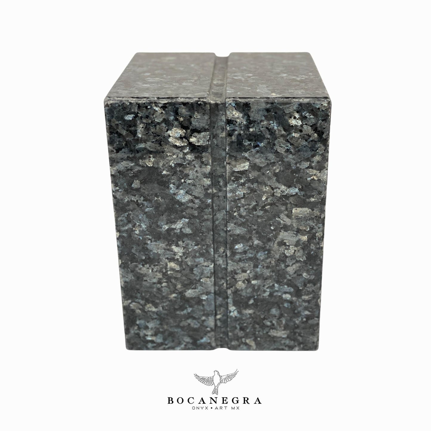 Black & Gray Marble Cremation Urn for Human or pet Ashes