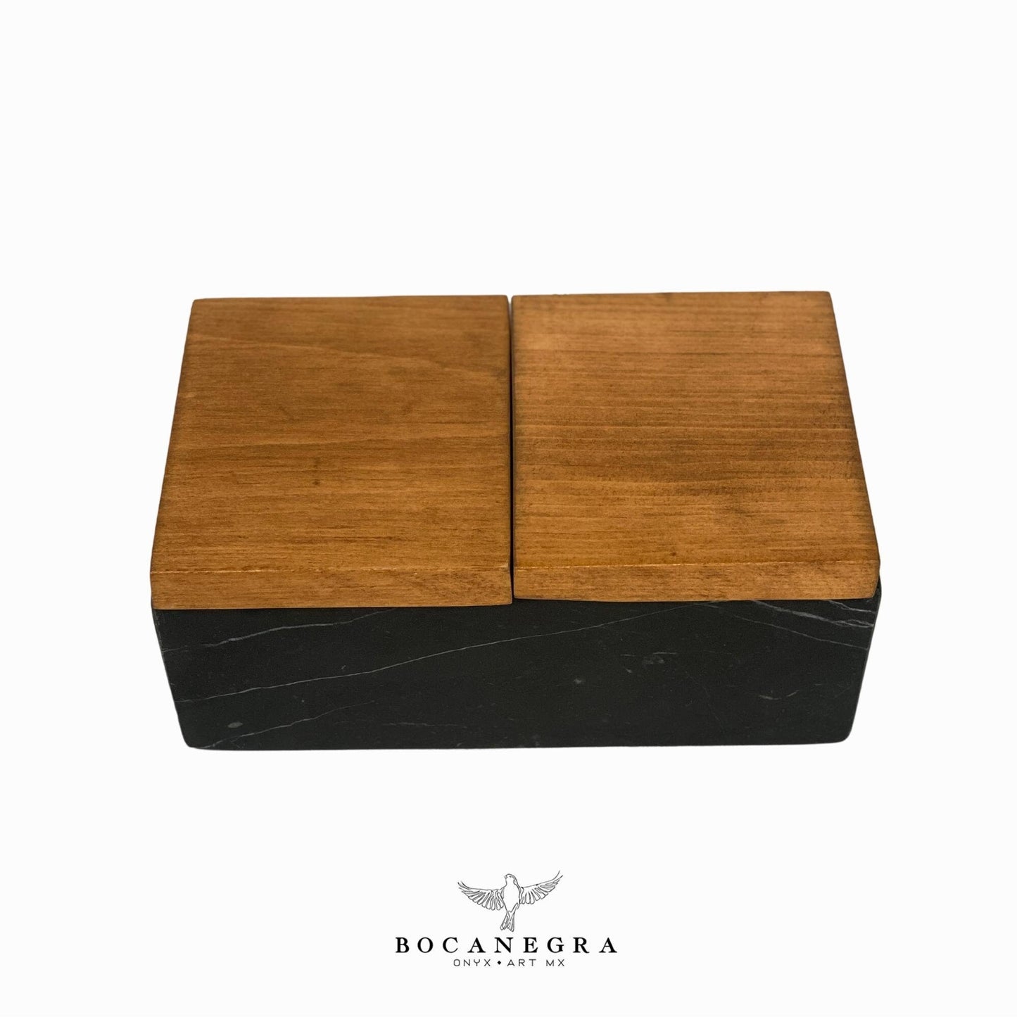 Black Marble Rectangular Jewelry Box - Organizer - Storage Box