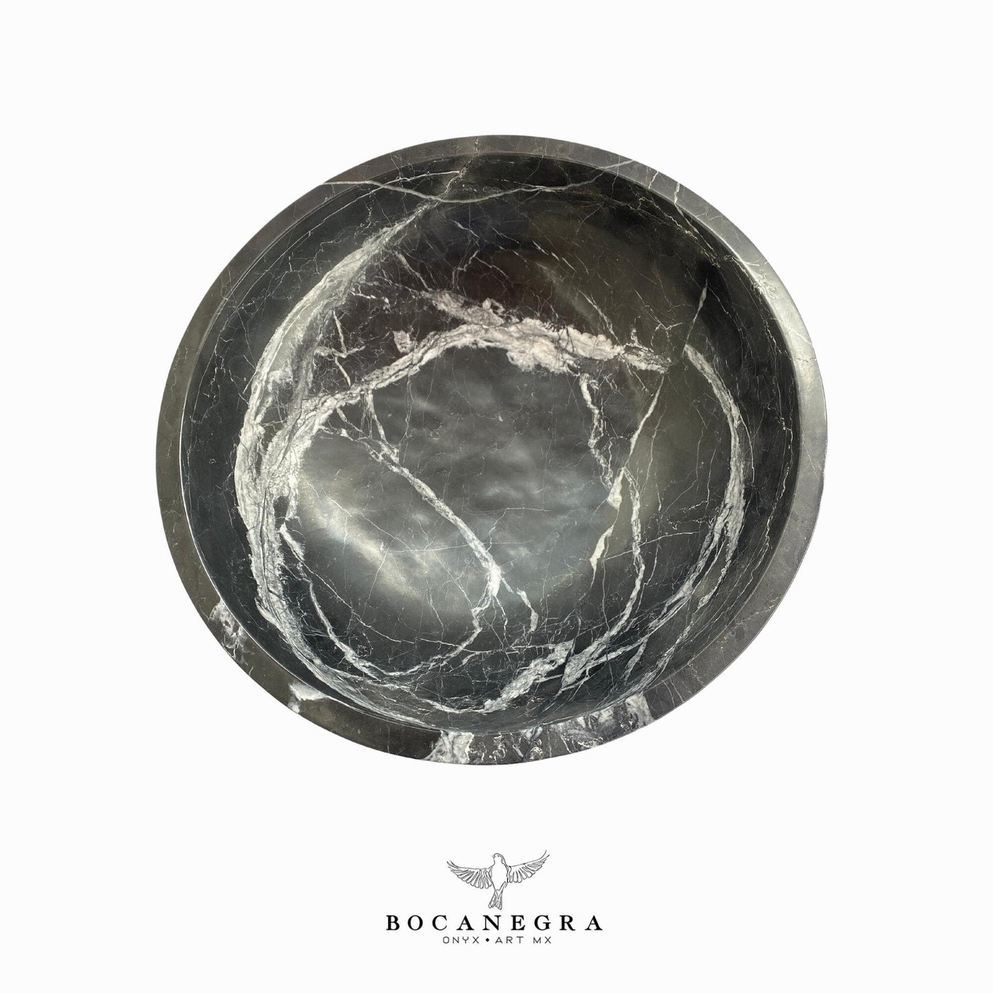 Black Marble Fruit Platter - Decorative Piece