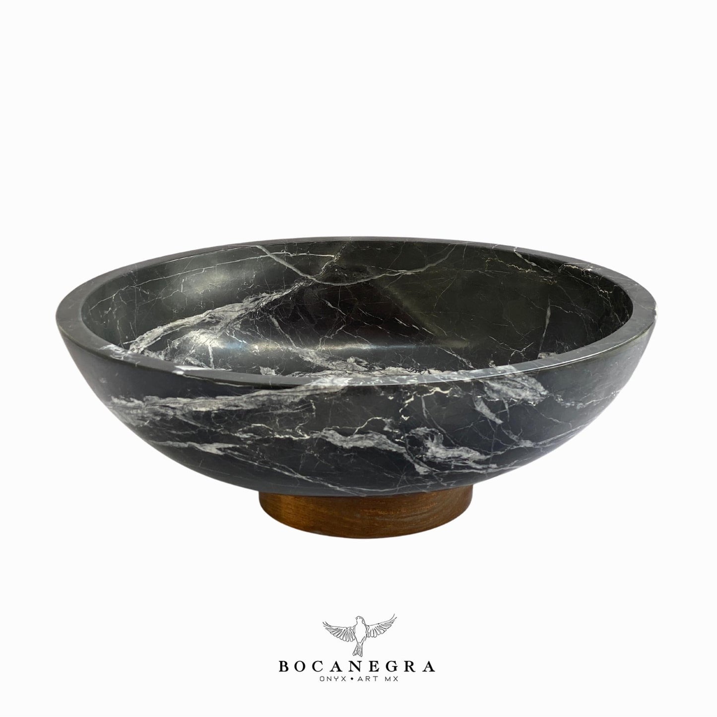 Black Marble Fruit Platter - Decorative Piece