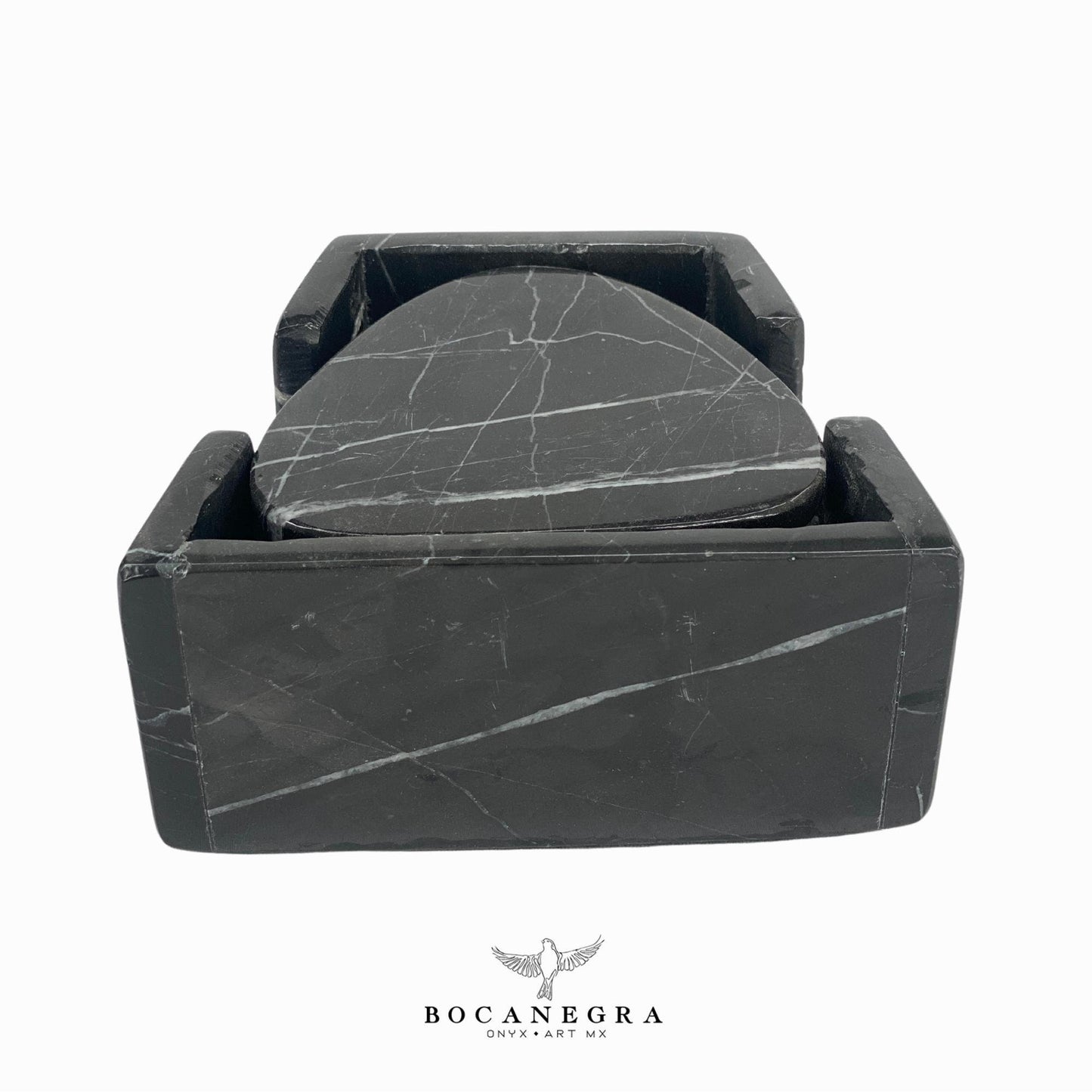 Coasters Set of 6 black Marble⎪Cup holder
