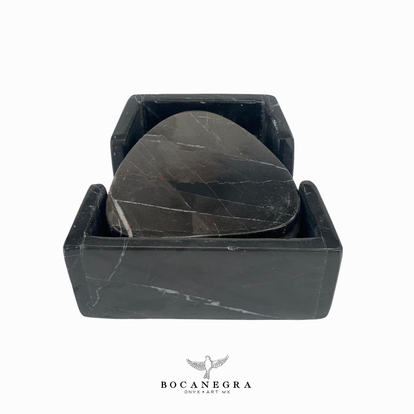 Coasters Set of 6 black Marble⎪Cup holder