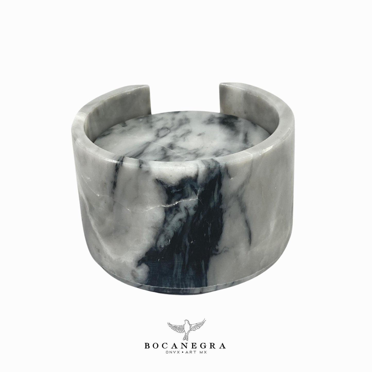 Coasters Set of 6 gray Marble⎪Cup holder