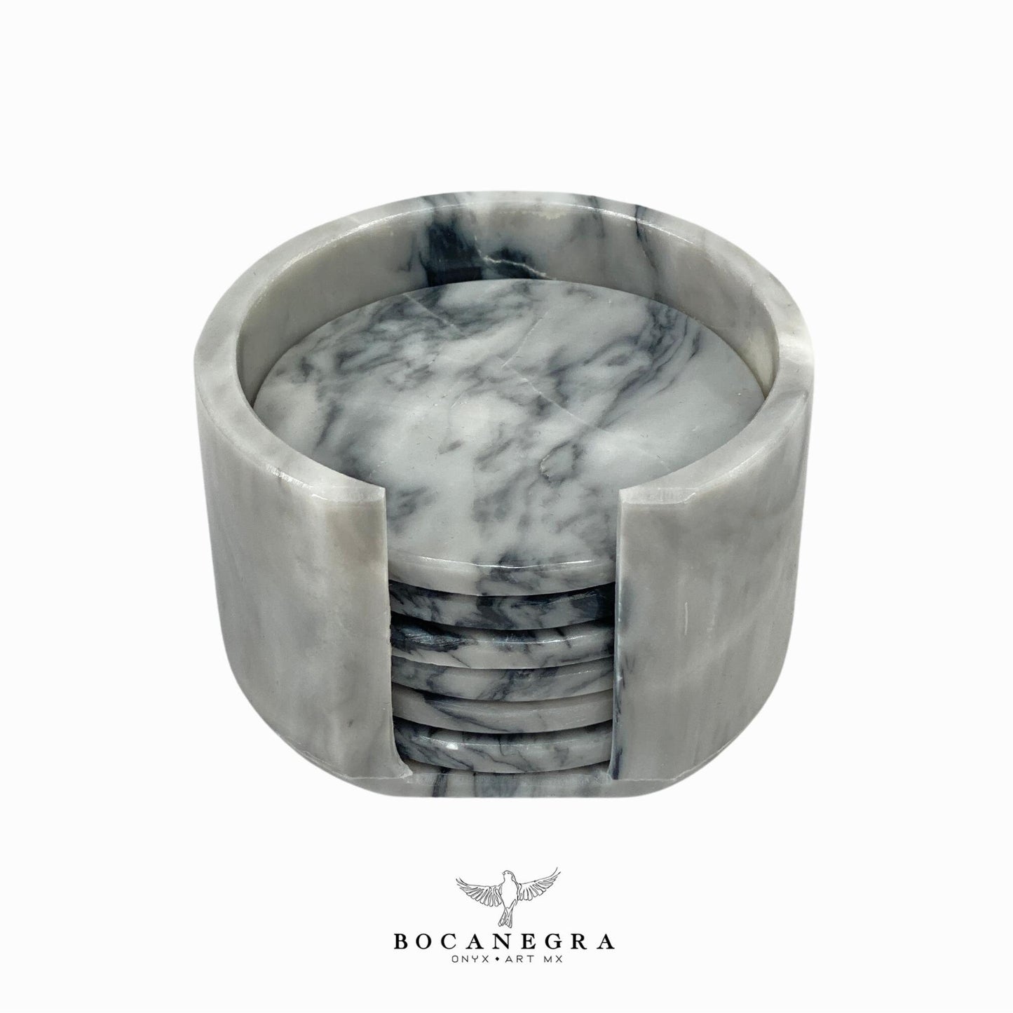 Coasters Set of 6 gray Marble⎪Cup holder