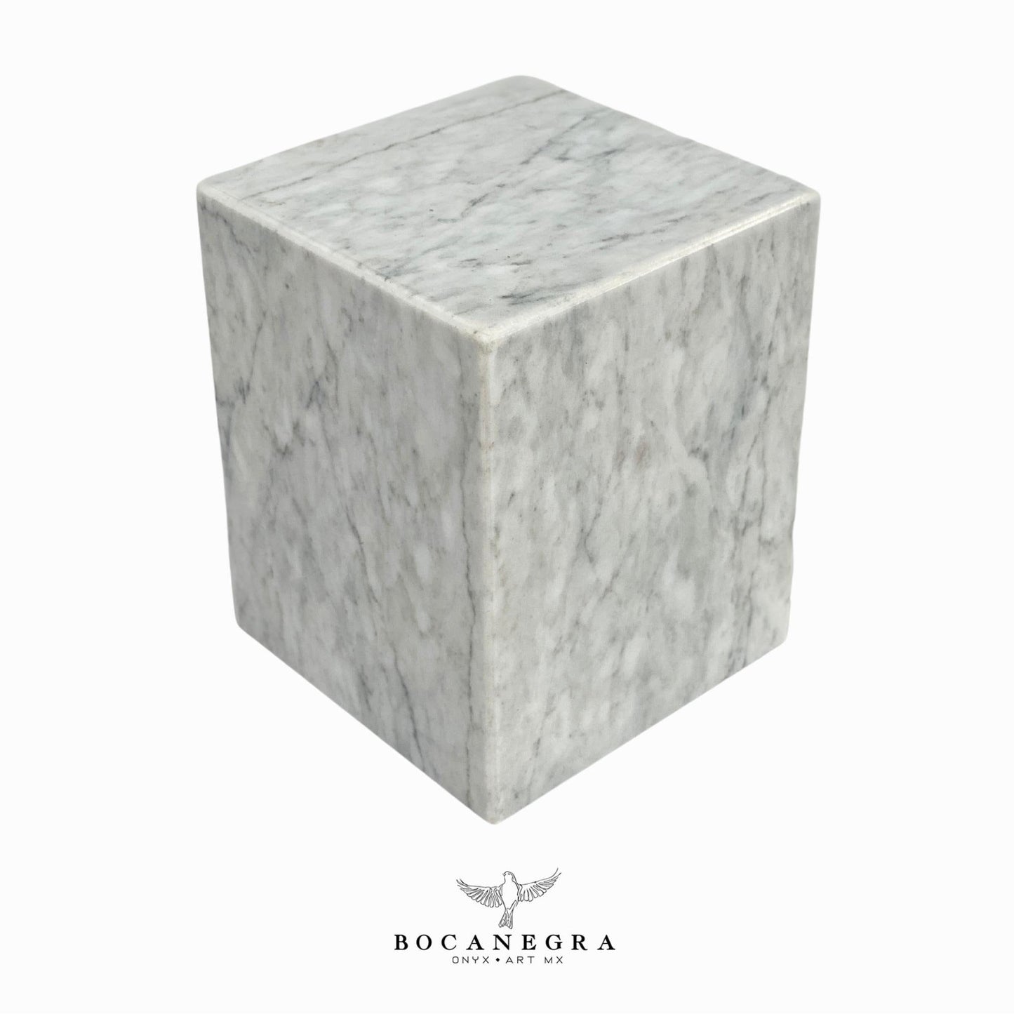 Unique White Marble Cremation Urn for Human or pet Ashes