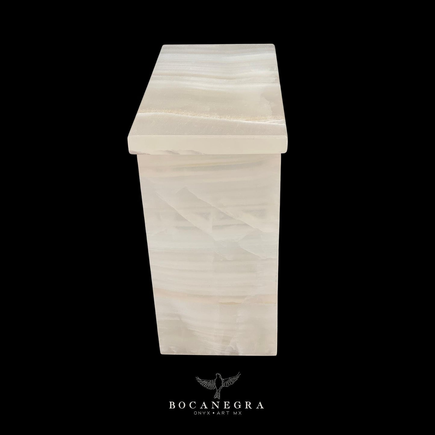 White Onyx Cremation Urn for Human or pet Ashes